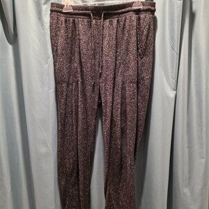 Stars Above Medium M Black Speckled Cozy Joggers